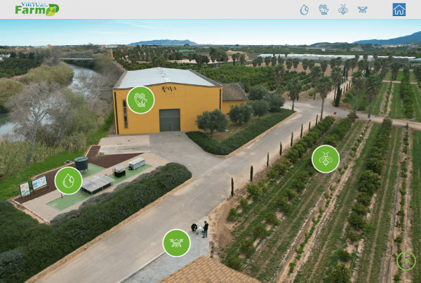 Virtual Farm AVA-ASAJA AEPLA buenas prácticas agrícolas protección de cultivos agricultura sostenible plataforma interactiva
